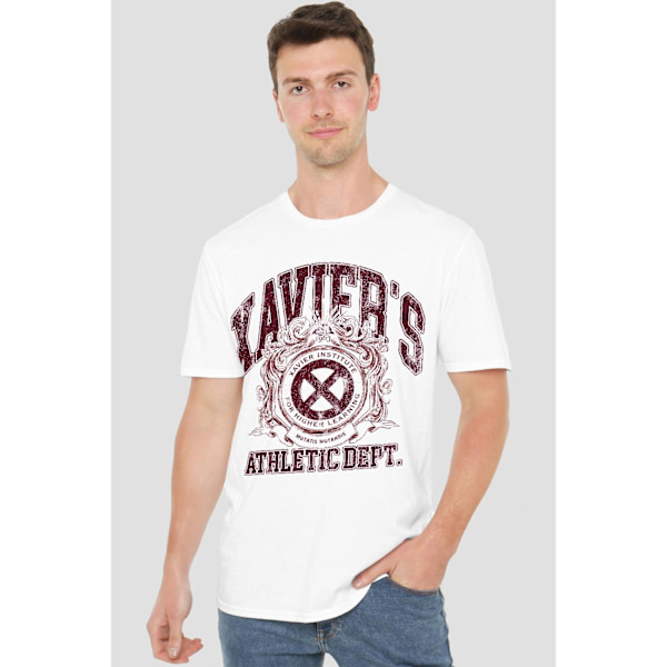 Marvel Herr X-Men Athletic Dept Professor X T-Shirt M Vit White M