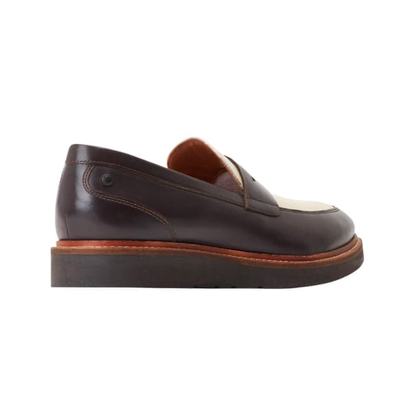 Base London Sid Läder Penny Loafers Herr 6 UK Brun/Beige Brown/Beige 6 UK