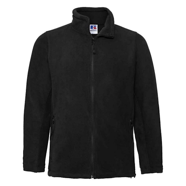 Russell Herr Fleecejacka för män utomhus 4XL Svart Black 4XL