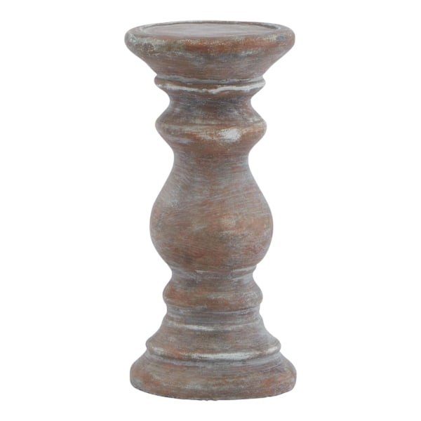 Hill Interiors Siena Ljusstake Kolonn 20cm x 10cm x 10cm Br Brown 20cm x 10cm x 10cm