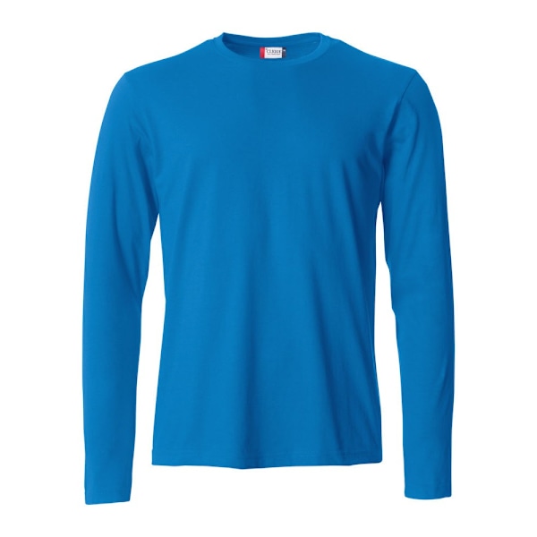 Clique Herr Basic Långärmad T-shirt M Royalblå Royal Blue M