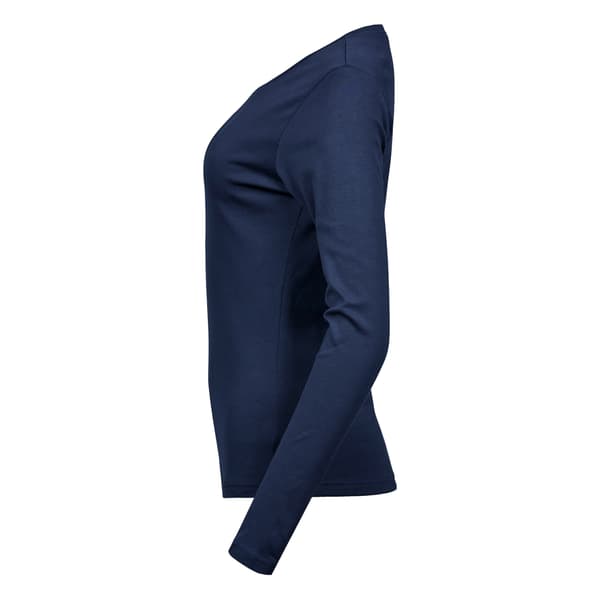 Tee Jays Dam Interlock Långärmad T-shirt S Marinblå Navy S