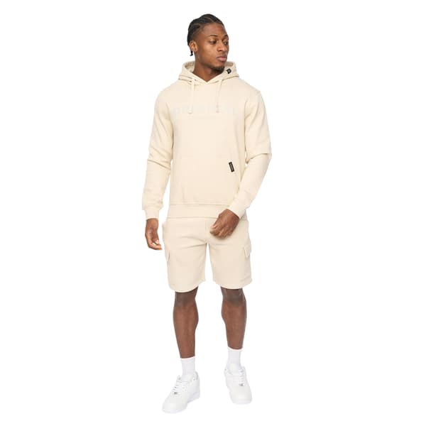 Crosshatch Herr Bardon Hoodie L Ljus Sten Light Stone L