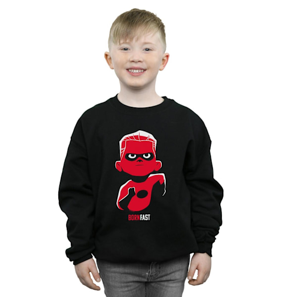 Disney Boys Incredibles 2 Incredible Son Sweatshirt 7-8 år B Black 7-8 Years