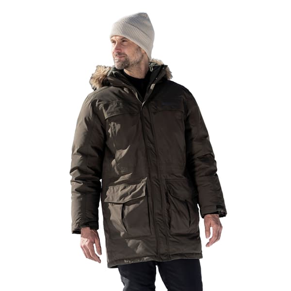 Mountain Warehouse Herr Antarctic Extreme Vattentät Dunjacka Dark Khaki 3XL