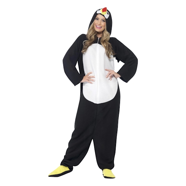Smiffys Unisex Vuxen Pingvindräkt XL Svart Black XL