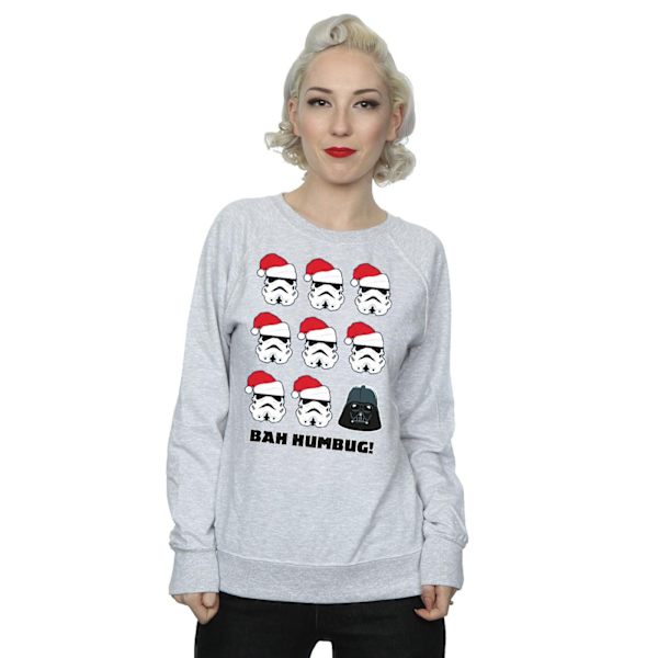 Star Wars Dam/Damer Jul Humbug Sweatshirt S Sports Gr Sports Grey S