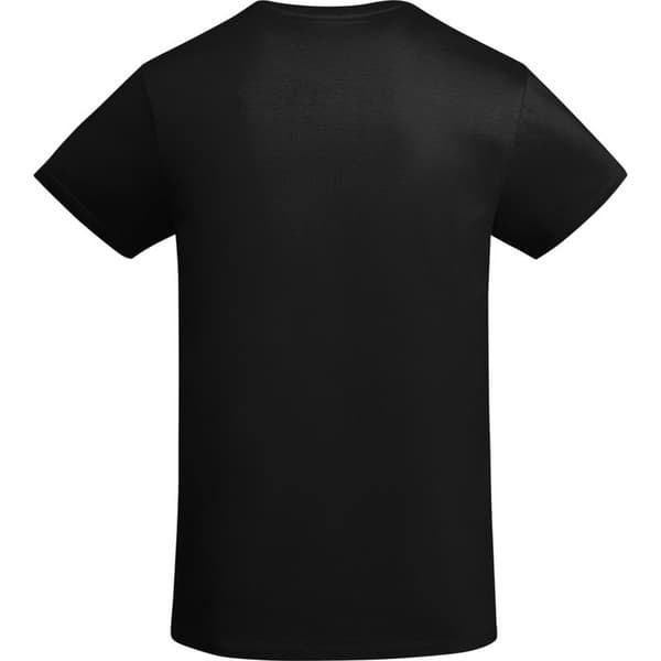 Roly Breda Enfärgad T-shirt för Män XL Solid Svart Solid Black XL