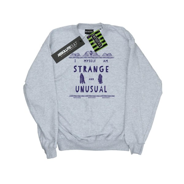 Beetlejuice Män Strange And Unusual Sweatshirt S Sports Grey Sports Grey S