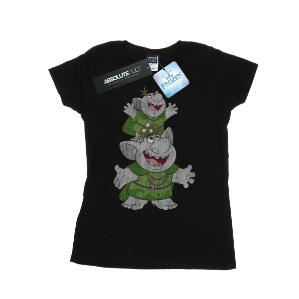 Disney Dam/Dam Frozen Handstacking Troll T-shirt bomull Black XL