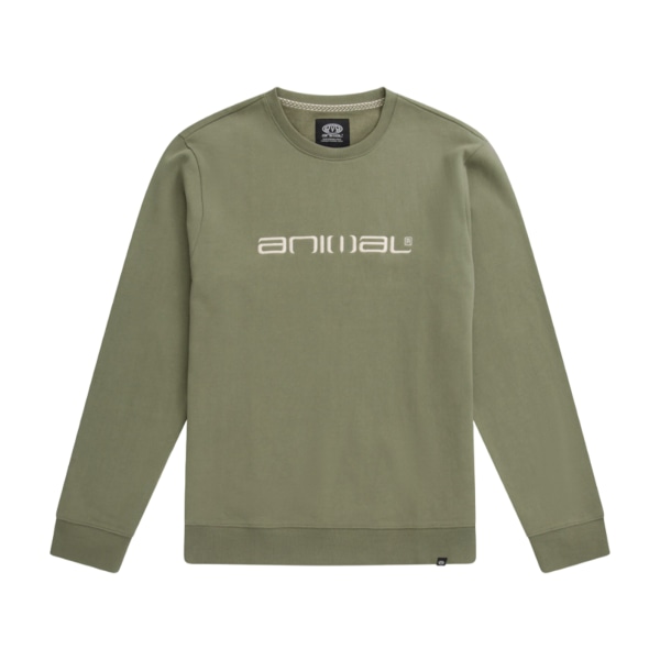 Animal Mens Driver Organic Sweatshirt XS Grön Green XS