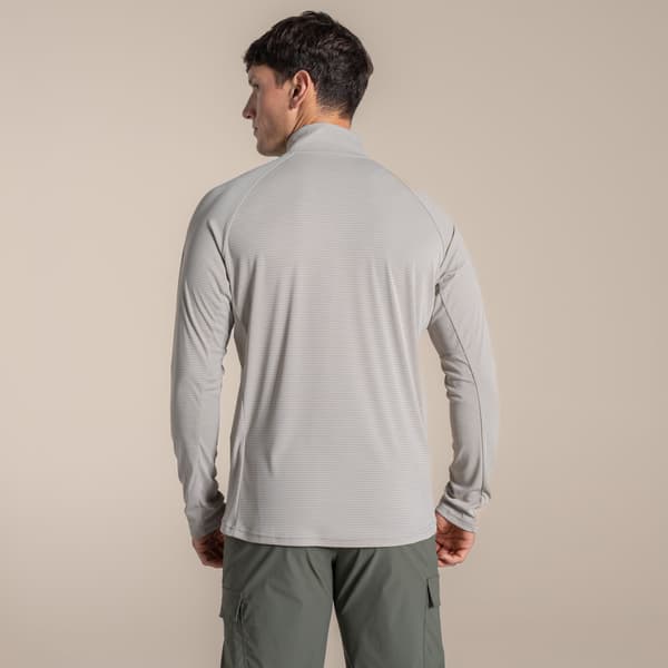 Craghoppers Herr Nosilife Half Zip Tröja L Pergament Parchment L