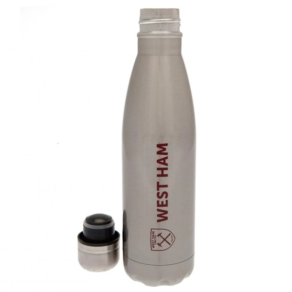 West Ham United FC Termosflaska One Size Silver/Claret Röd Silver/Claret Red One Size