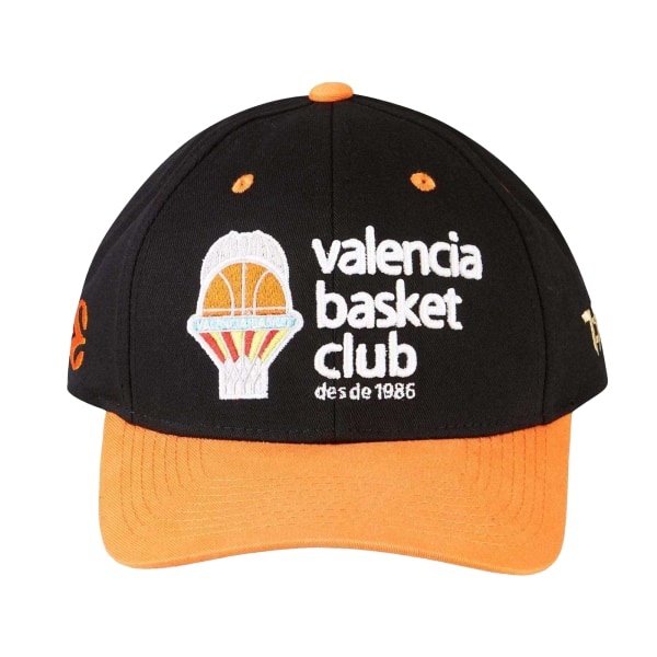 Tokyo Time Unisex vuxen Valencia Basket Club Baseball Cap One S Black/Orange One Size