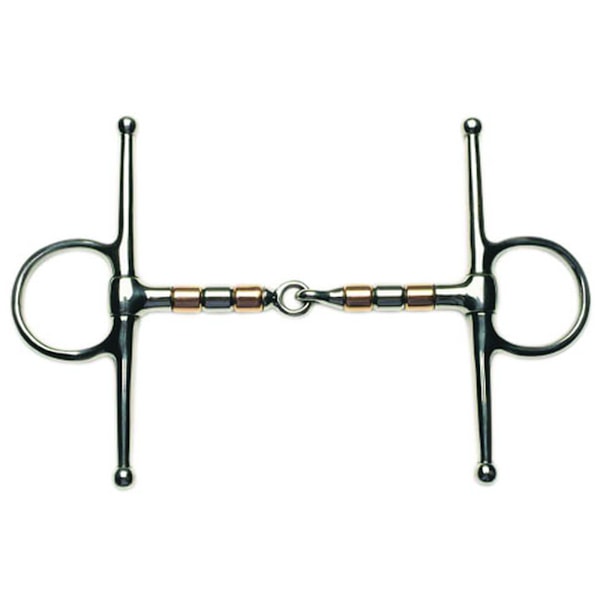 Korsteel Rostfritt Stål Koppar & Stål Rullar Full Cheek Snaf Silver 5in