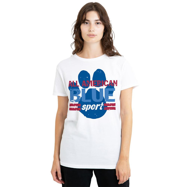 Blue´s Clues Unisex Vuxen All American Sport T-Shirt XXL Vit White XXL