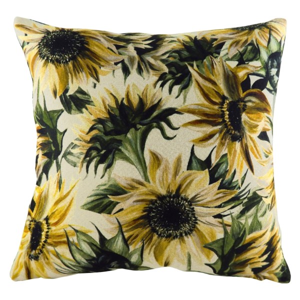 Evans Lichfield Elwood Sunflower Cover 43cm x 43cm Mult Multicoloured 43cm x 43cm