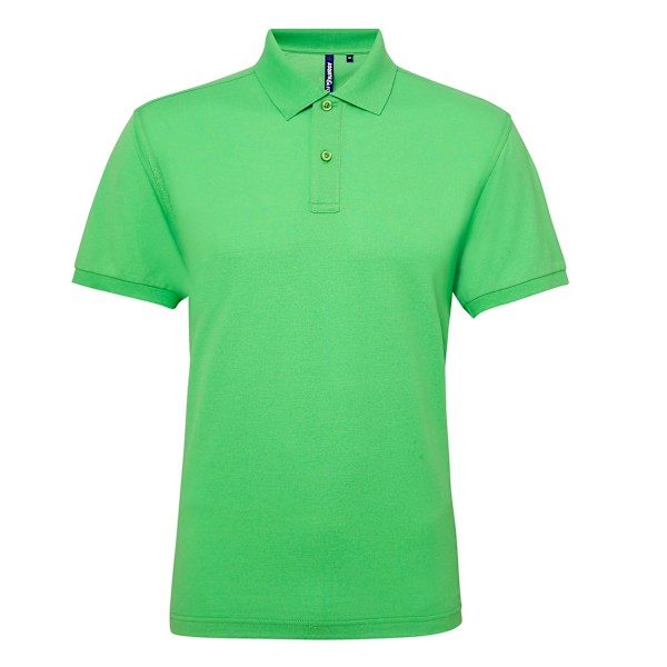 Asquith & Fox Herr Poloshirt mit kurzen Ärmeln und Performance-Mischung S Lime S