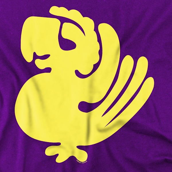 Legends of the Hidden Temple Herr Lila Papegojor T-Shirt Stl M Lila Purple M