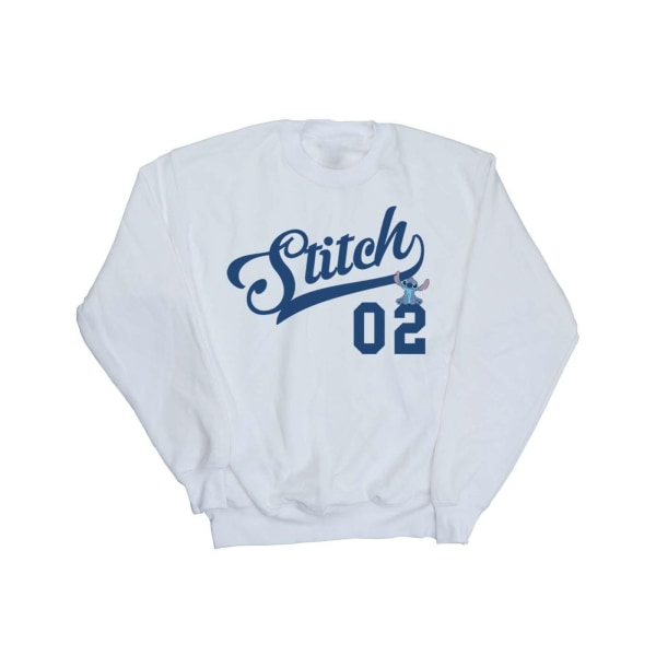 Disney Dam/Dam Lilo And Stitch Athletic Sweatshirt XL Whi White XL