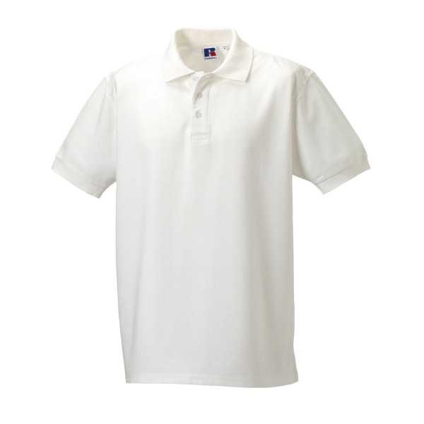 Russell Mens Ultimate Classic Polo Shirt 4XL Vit White 4XL