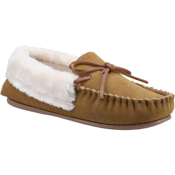 Cotswold Sopworth Moccasin Tofflor dam/dam 8 UK Tan Tan 8 UK