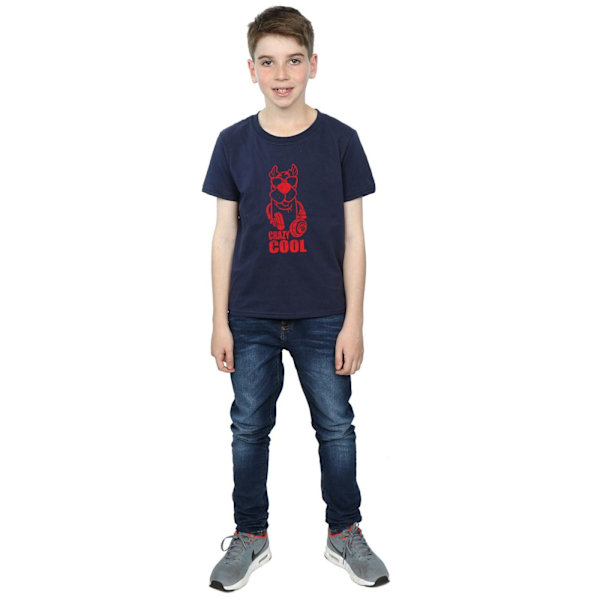 Scooby Doo Boys Crazy Cool T-shirt 12-13 år Marinblå Navy Blue 12-13 Years