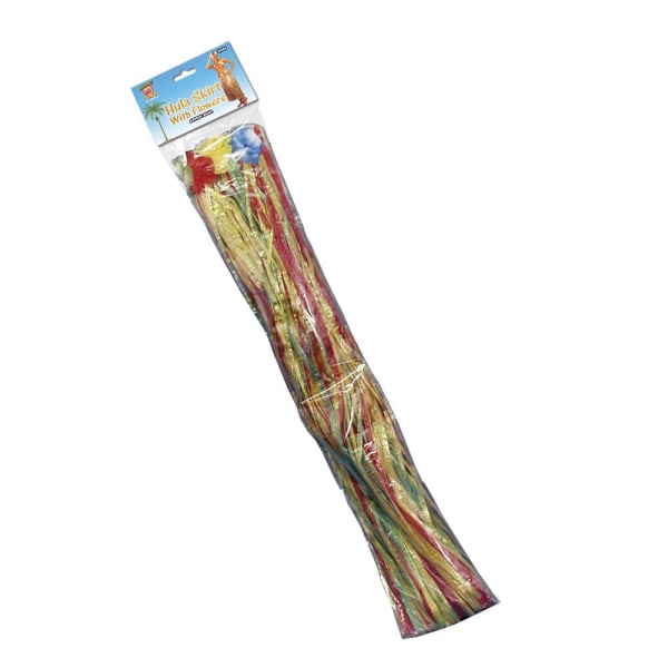Smiffys Dam/Kvinnor Hula Lång Kostymkjol One Size M Multicoloured One Size