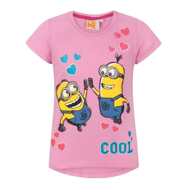 Despicable Me Childrens/Kids Cool T-Shirt 10 Years Pink Pink 10 Years