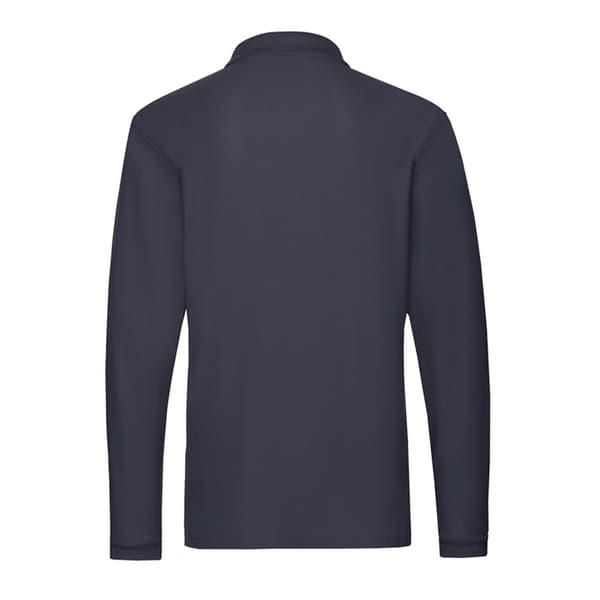 Fruit of the Loom Herr Premium Långärmad Pikétröja M Deep N Deep Navy M