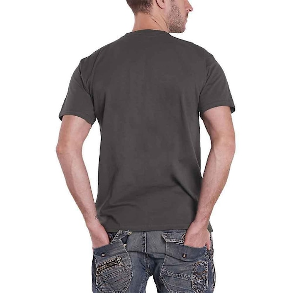 Talking Heads Unisex Adult Pixel Cotton T-Shirt XL Charcoal Grå Charcoal Grey XL