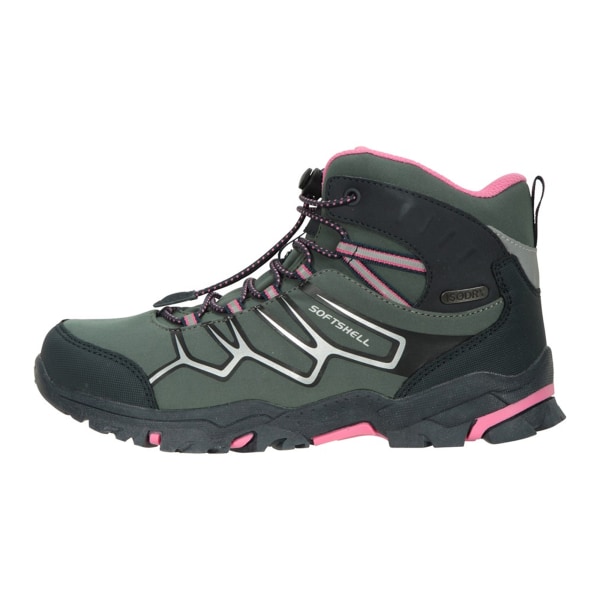 Mountain Warehouse Softshell Walking Boots för barn/barn 2 UK Khaki 2 UK