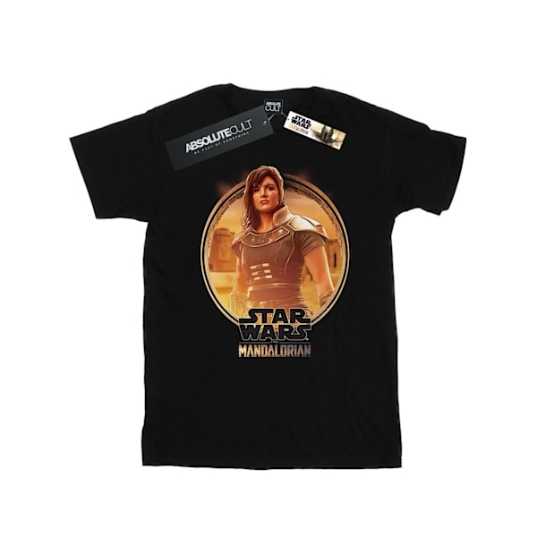 Star Wars Boys The Mandalorian Cara Dune Inramad T-shirt 3-4 år Black 3-4 Years