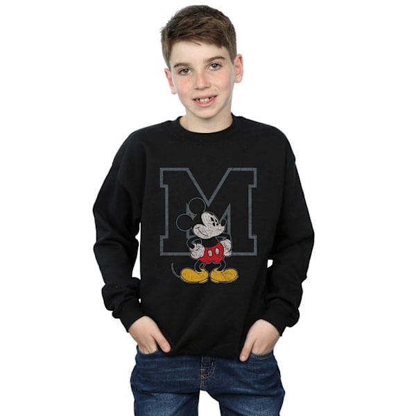 Mickey Mouse Boys Classic M Sweatshirt 9-11 år Svart Black 9-11 Years