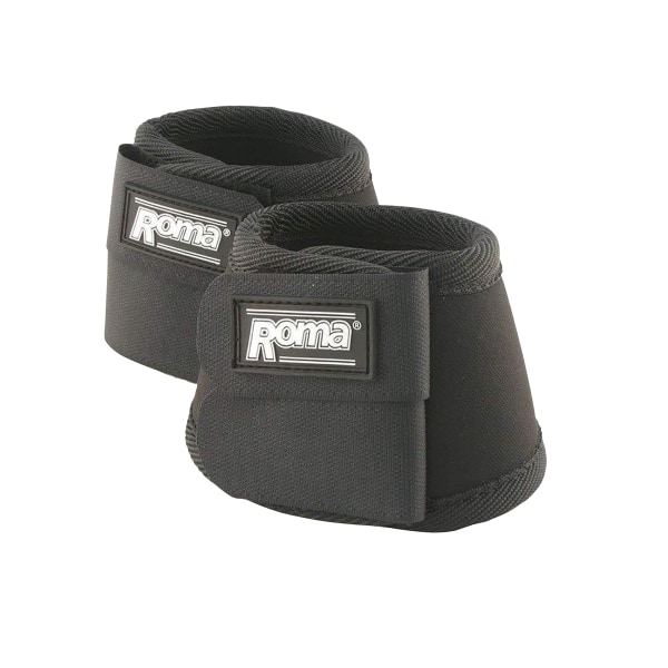 Roma neopren Bell Boots II varmblodiga svarta Black Warmblood