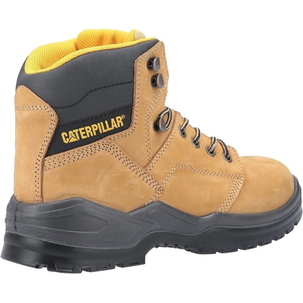 Caterpillar Mens Striver Lace Up Injected Leather Safety Boot 6 Honey 6 UK