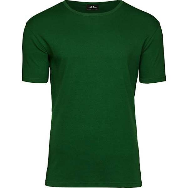 Tee Jays herr Interlock kortärmad T-shirt M Forest Green Forest Green M