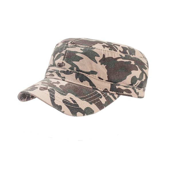 Atlantis Chino Bomull Uniform Militärkeps (2-pack) One Size Camo Khaki One Size