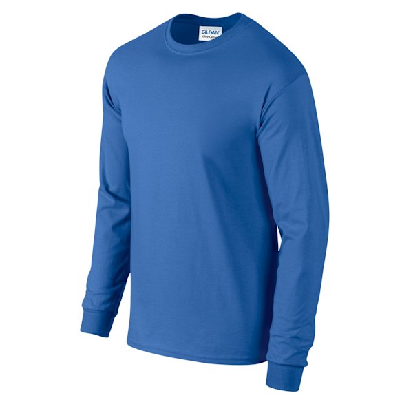 Gildan Unisex Vuxen Ultra Plain Bomull Långärmad T-shirt 4XL Royal Blue 4XL