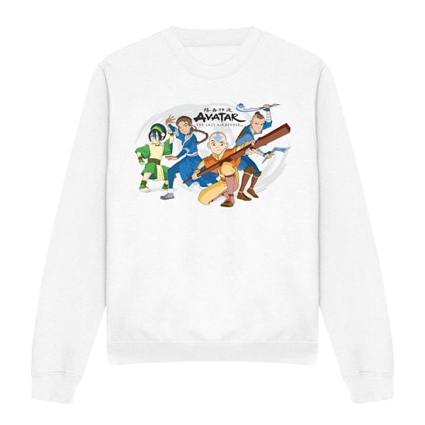 Avatar: The Last Airbender Unisex Vuxen Grupp Sweatshirt S Vit White S