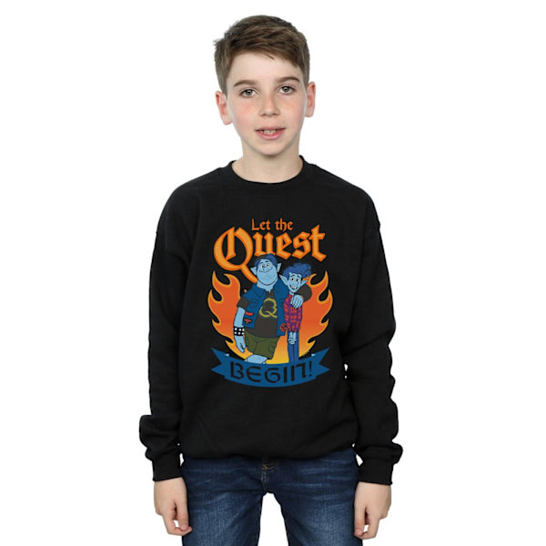 Disney Boys Onward Låt äventyret börja Sweatshirt 5-6 år Bla Black 5-6 Years