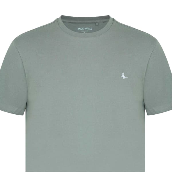 Jack Wills Herr Sandleford Logotyp T-shirt S Silver Sage Silver Sage S