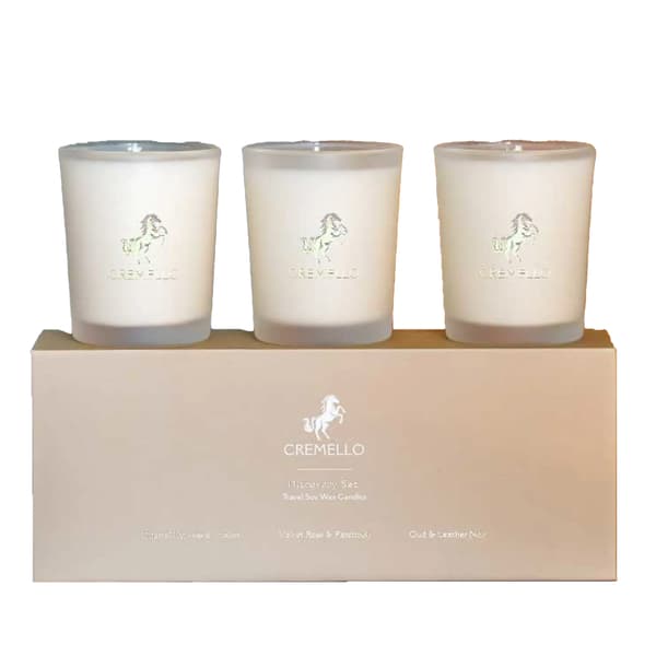 Cremello Discovery Doftljusset (3-pack) En Storlek Vit White One Size