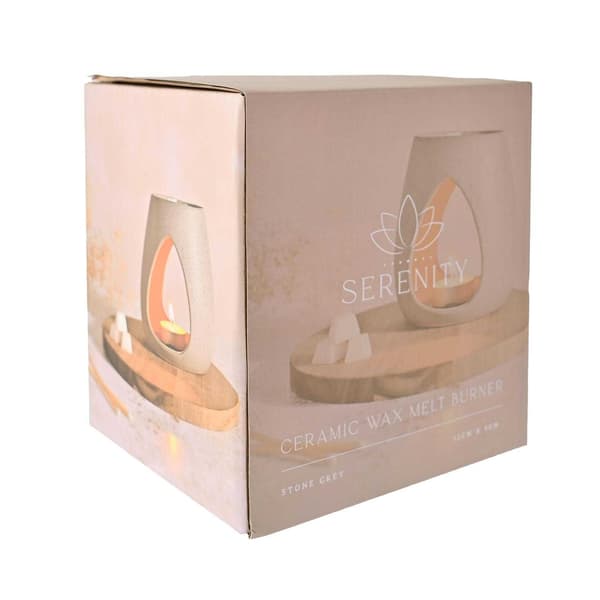 Serenity Vaxsmältare En Storlek Grå Grey One Size