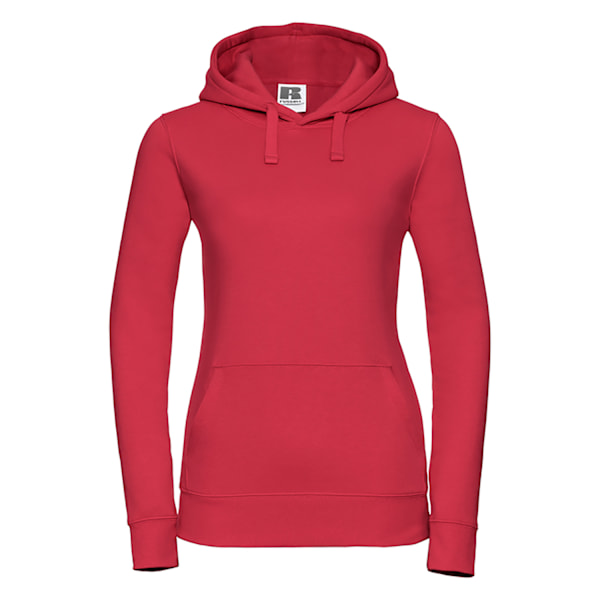 Russell Premium Authentic Hoodie för Kvinnor (3-lagers tyg) M Klassisk Classic Red M