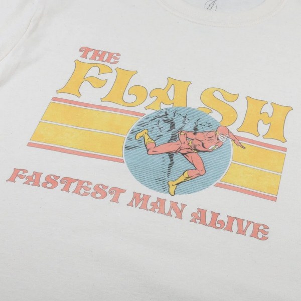 The Flash Mens 70´s T-Shirt S Natural Natural S