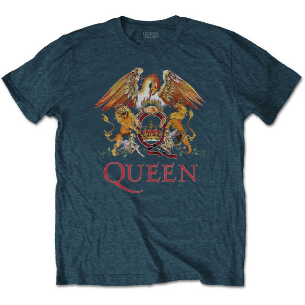 Queen Unisex Vuxen Klassisk T-shirt i bomull S Denimblå Denim Blue S