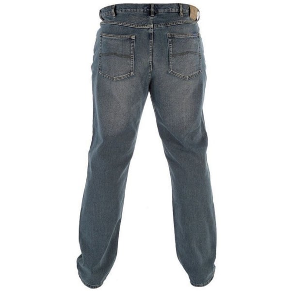 D555 Mens Rockford Kingsize Comfort Fit Jeans 50L Dirty Denim Dirty Denim 50L