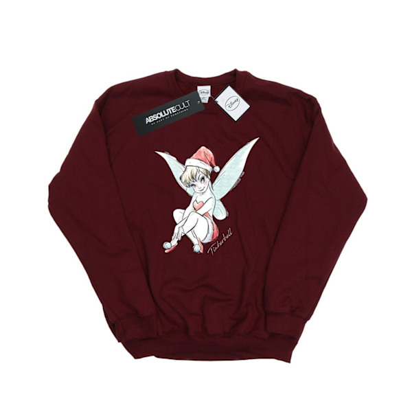 Disney Herr Tinkerbell Jul Fairy Sweatshirt M Burgundy Burgundy M