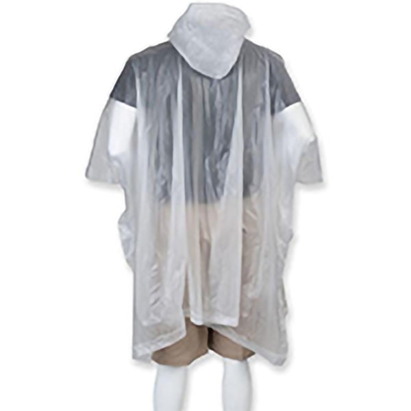 Splashmacs Unisex Vuxen Plast Poncho / Regnrock En Storlek Genomskinlig Clear One Size